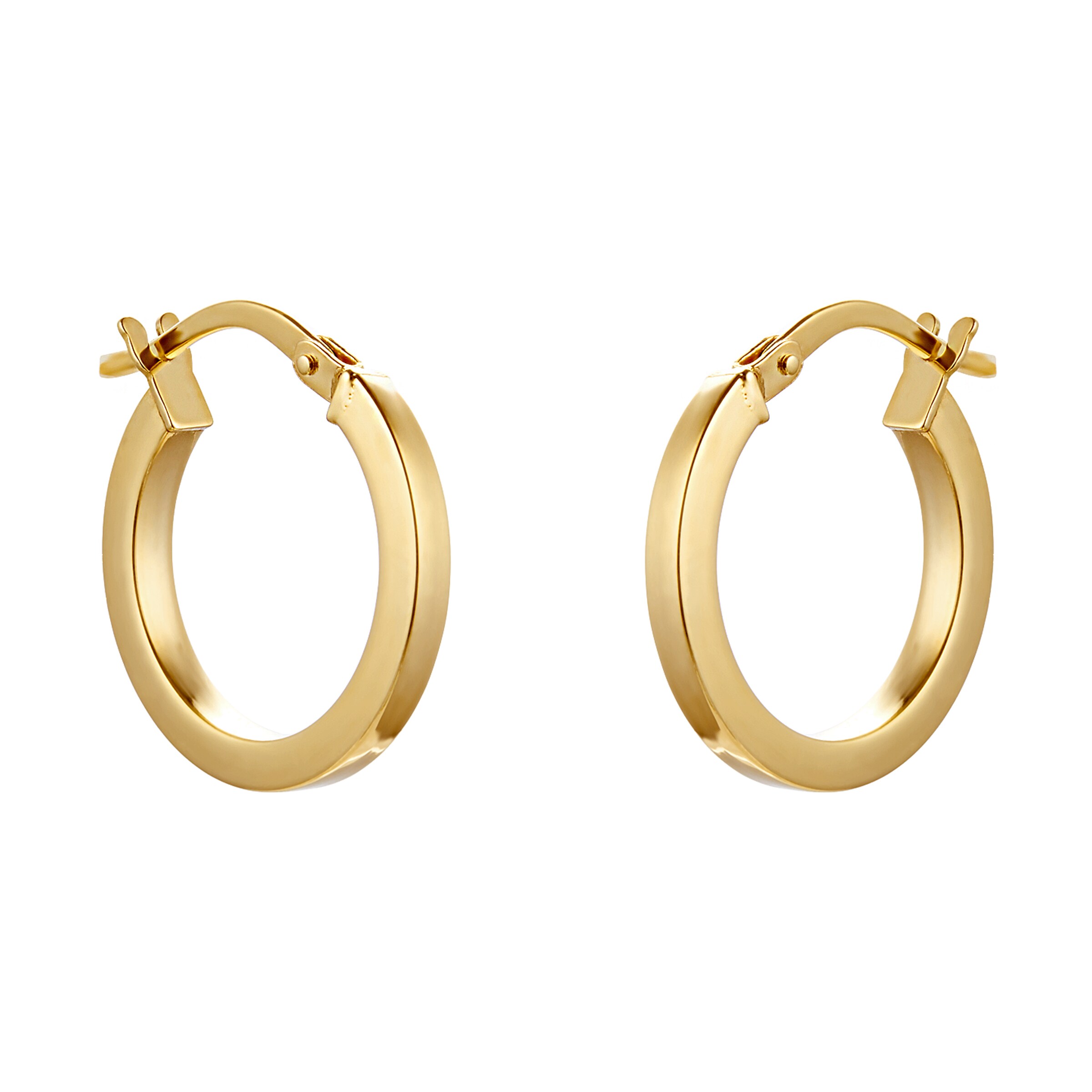 Small Thick Gold Hoop Earrings – WILD LILIES BOUTIQUE